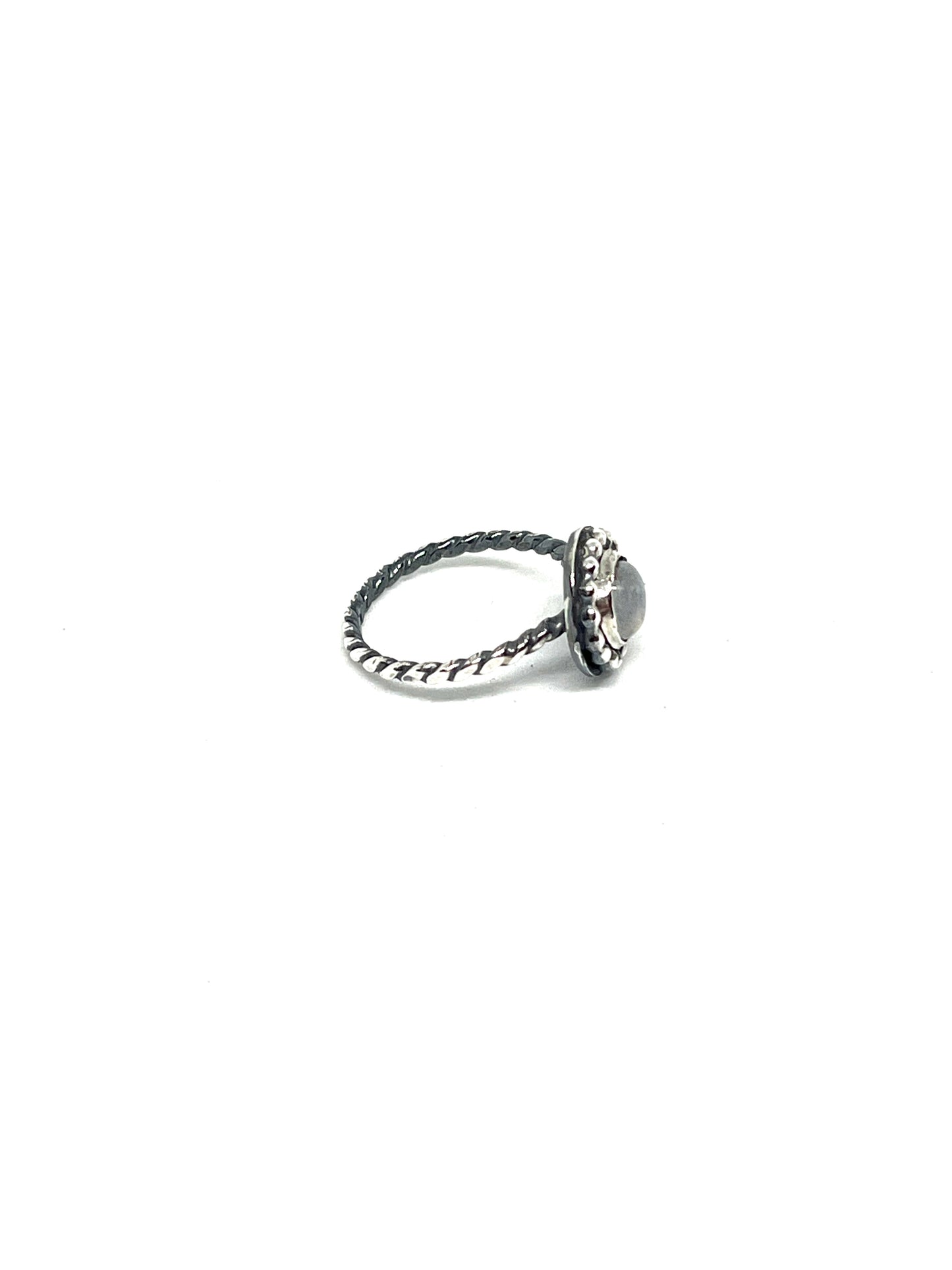 Tiny Moonstone Ring