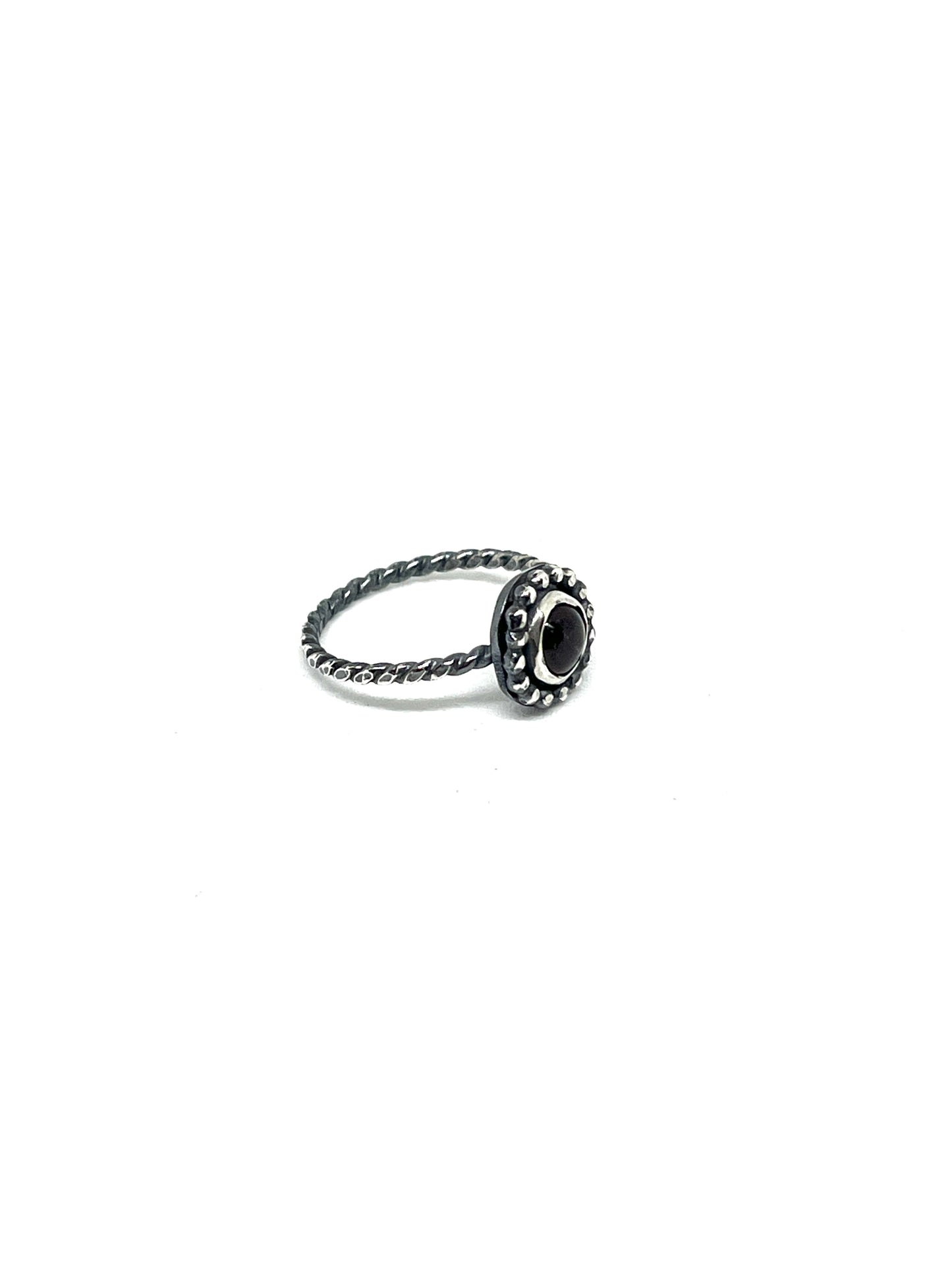 Tiny Garnet Ring -size 7