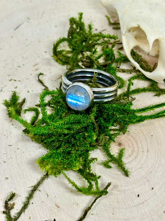 Moonstone Ring - size 7.5