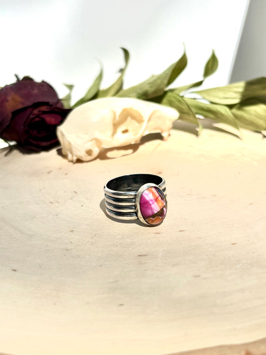 Pink Dahlia Ring